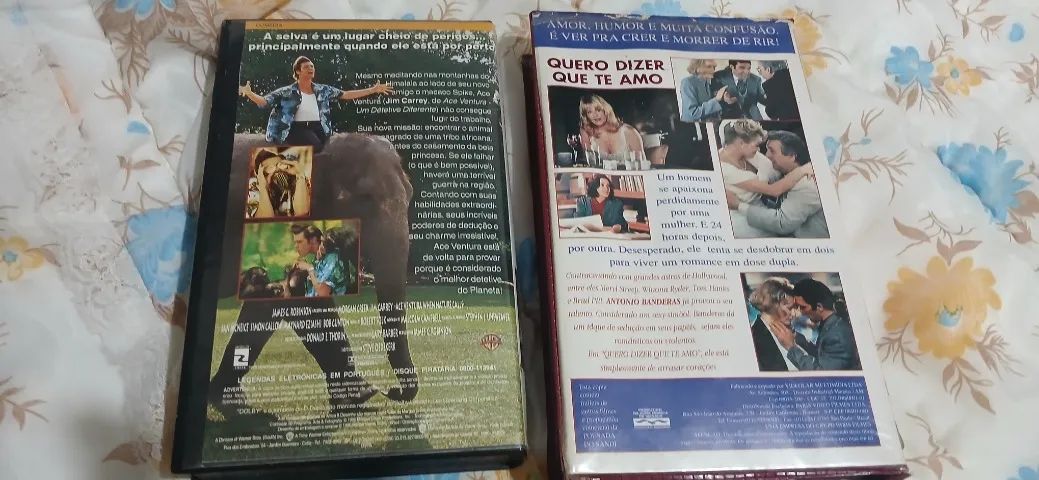 Lote 3 - Comedia Kit 2 Vhs Ace Ventura 2 - Quero Dizer Q T Amo - Foto 5