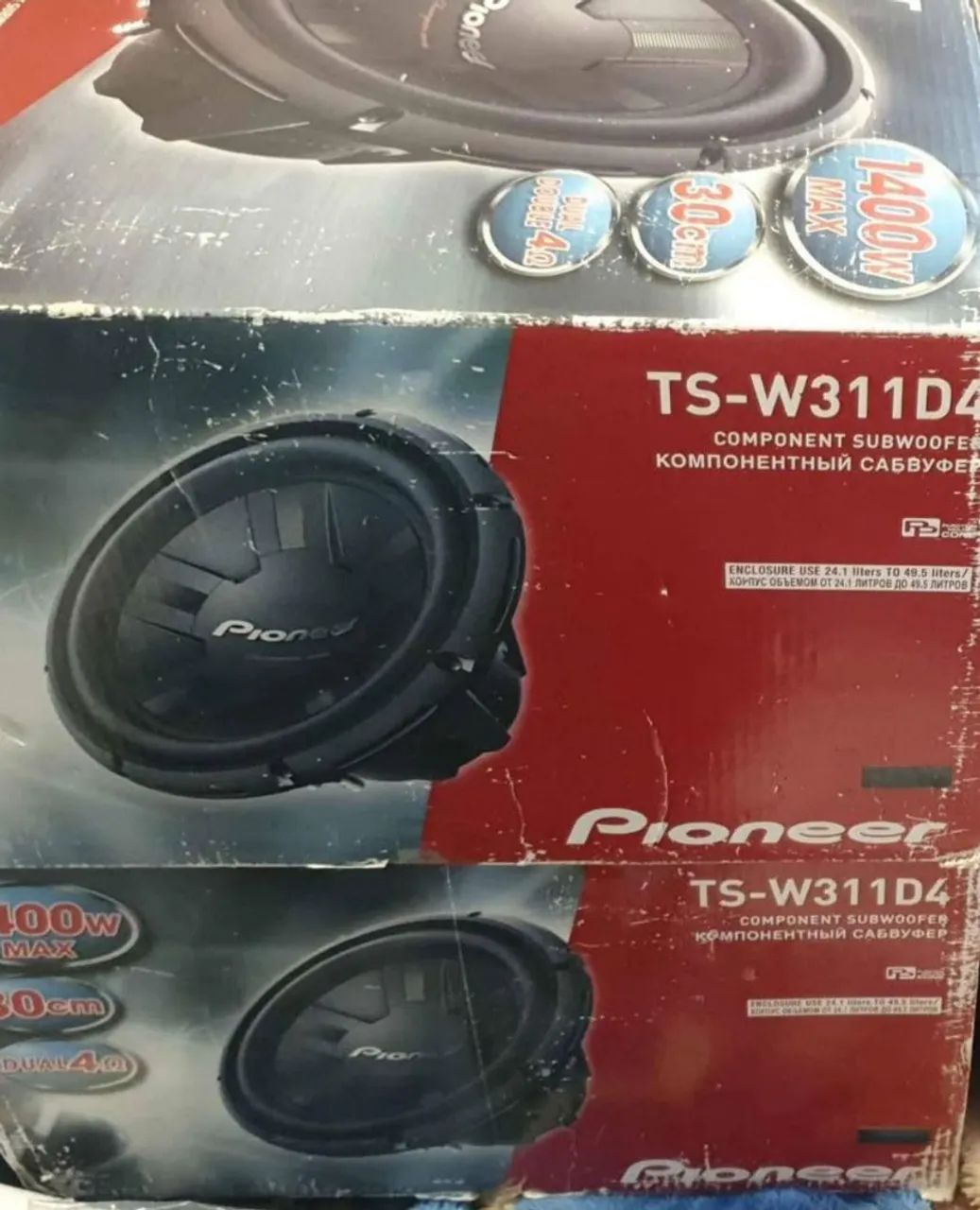 400 Rms Pioneer W311s4 PIONEER TS-W311S4 CHAMPION SERIES 12