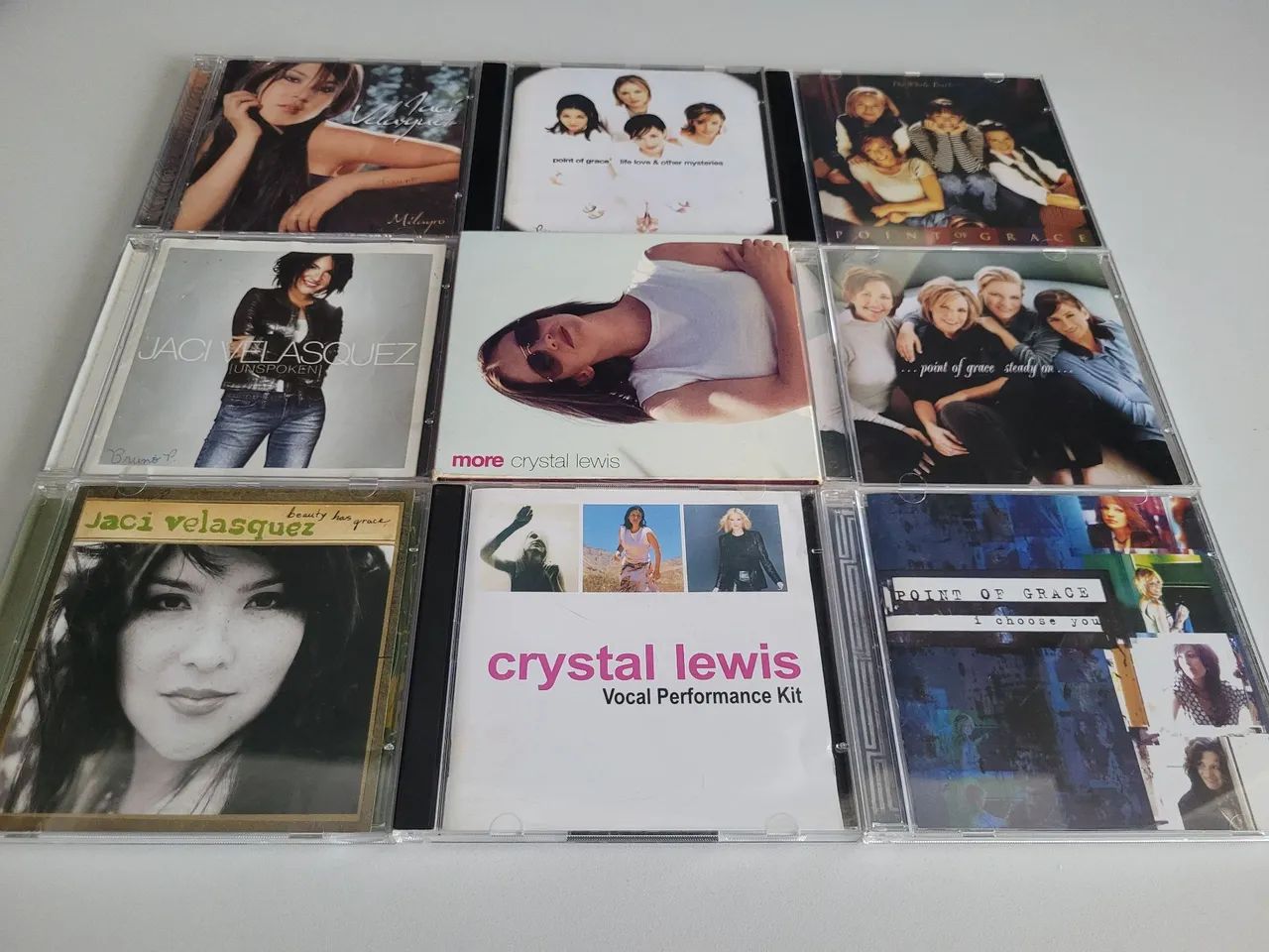 Lot of 9 CDs | Jaci Velasquez, Point Of Grace, Crystal Lewis64728256120833120