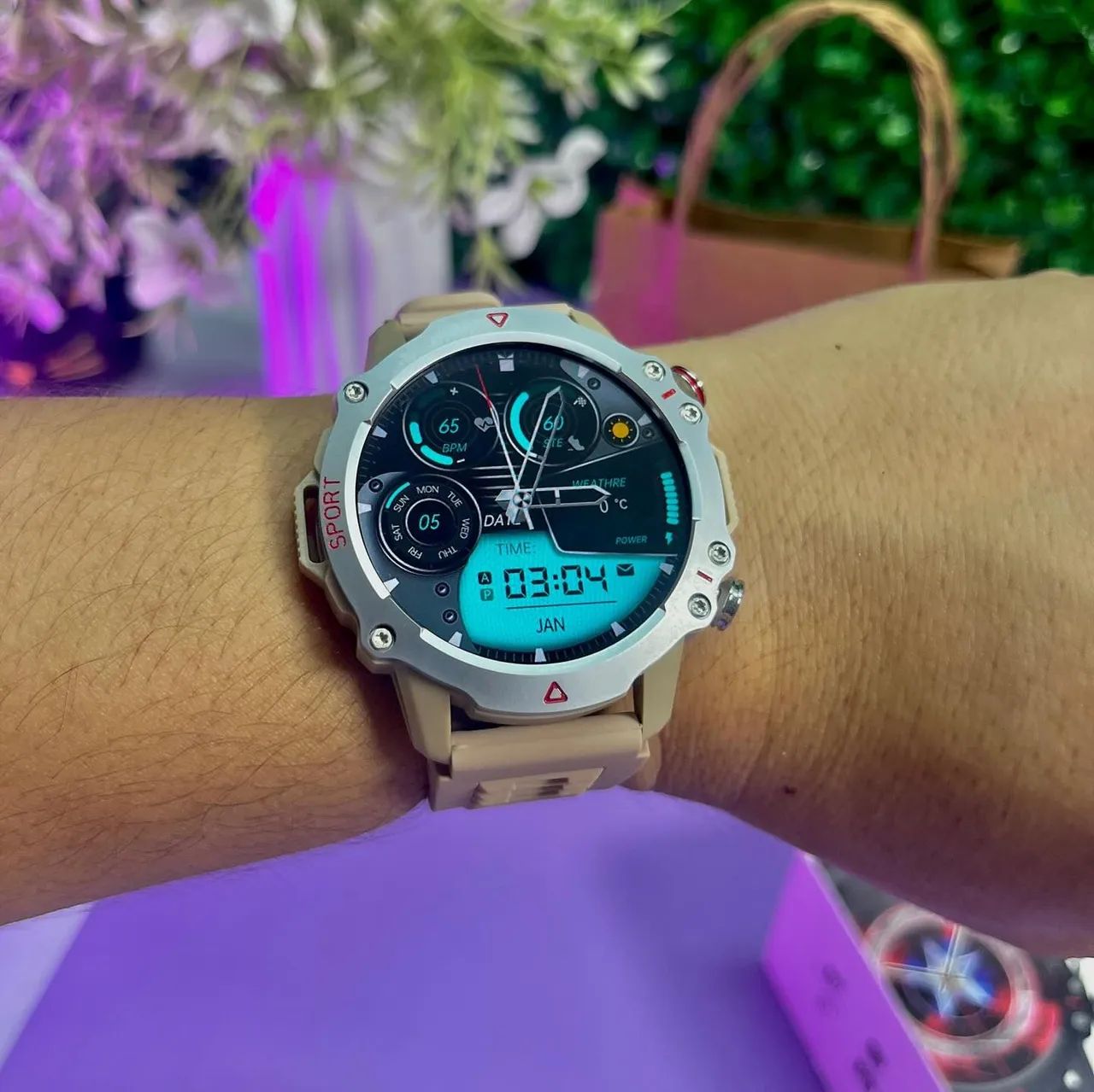 Smartwatch Original Lemfo Tela Amoled Novo  - Foto 3