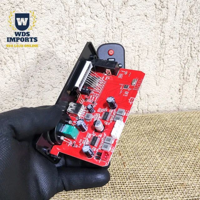Placa de Som Decodificadora Amplificada USB Bluetooth 160W - Foto 2