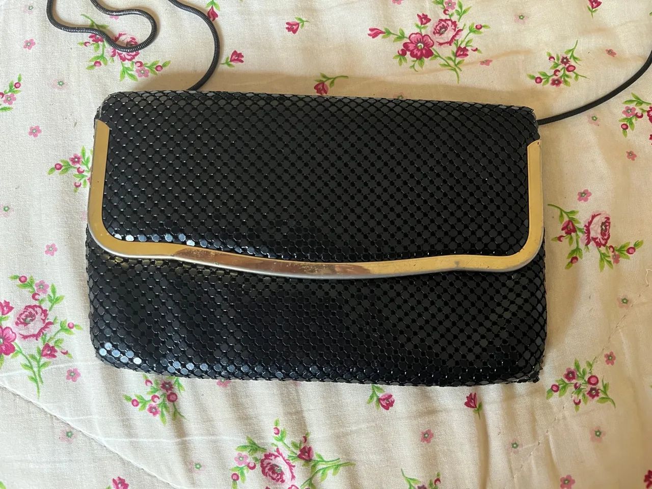 Bolsa de mão vintage em metal - Foto 2