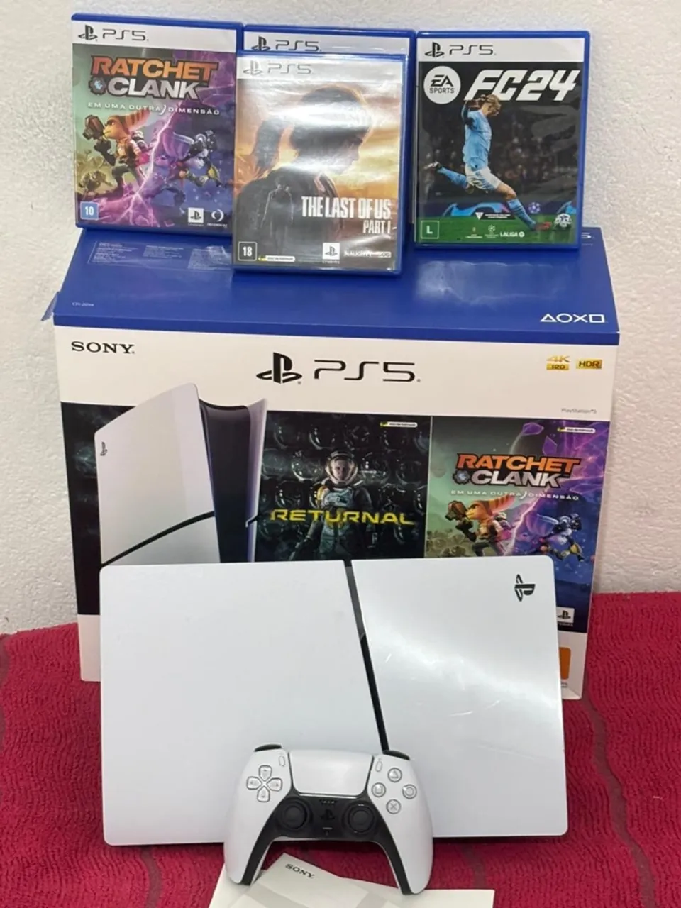 PlayStation 5 (PS5) Novo + Jogos Incríveis!