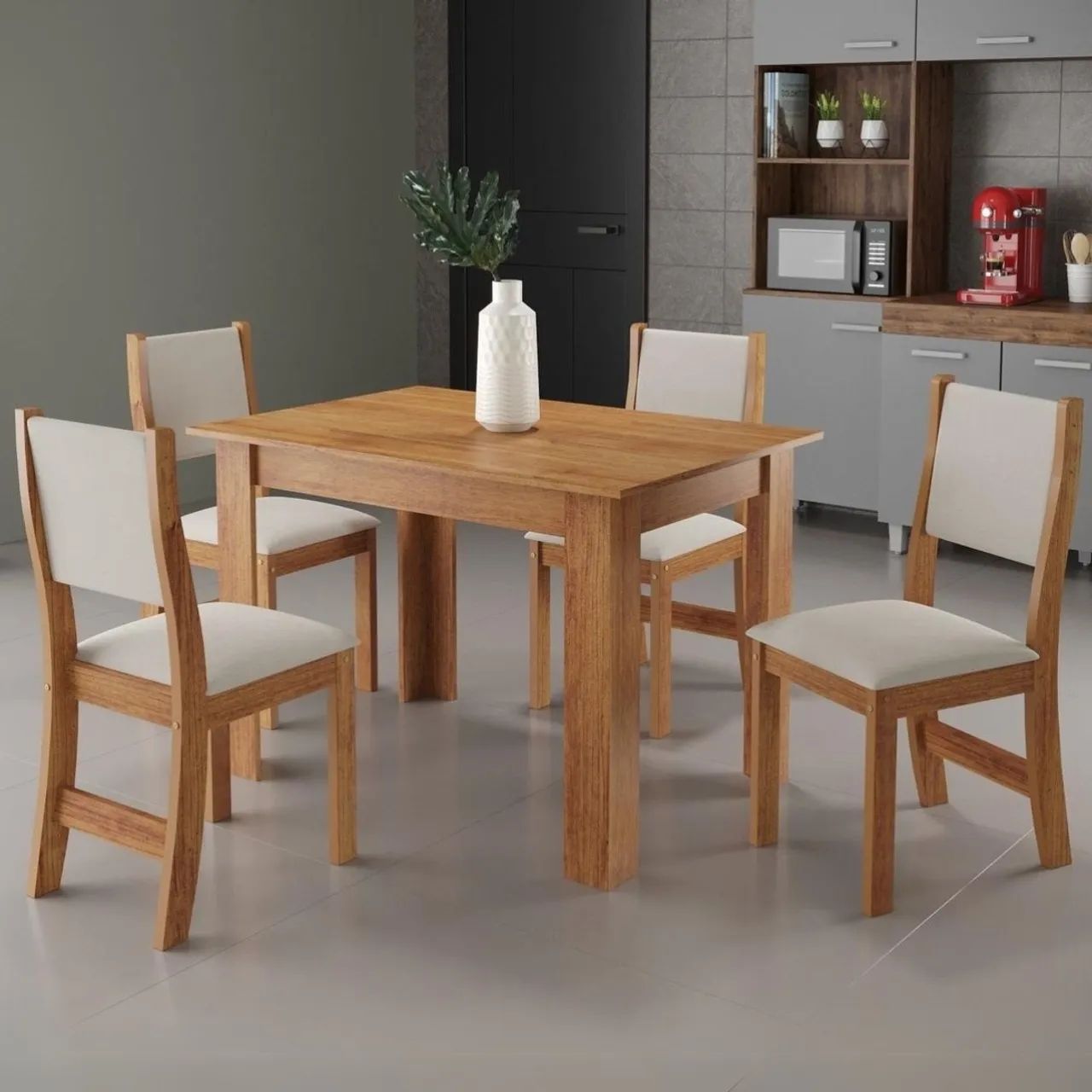 Mesa 4 Cadeiras Slim tt87