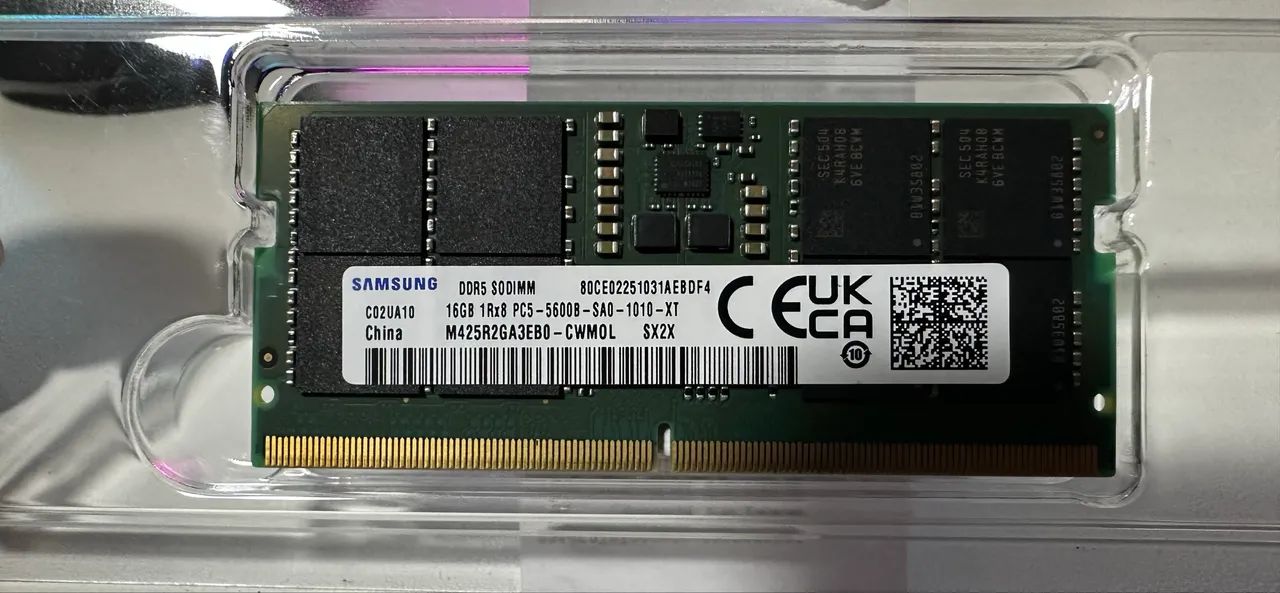 Memória Soddim Samsung 32 GB (16x2) DDR5 5600 mhz - Memória RAM