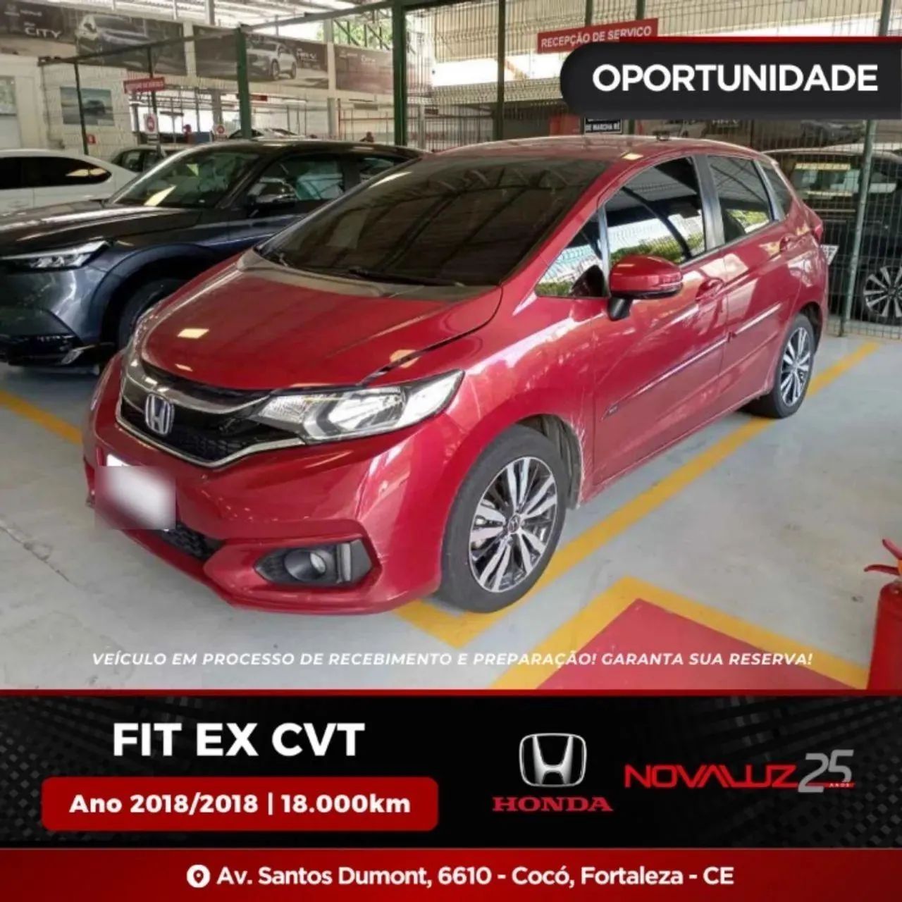 Honda Fit Ex 2018/2018 18.000km