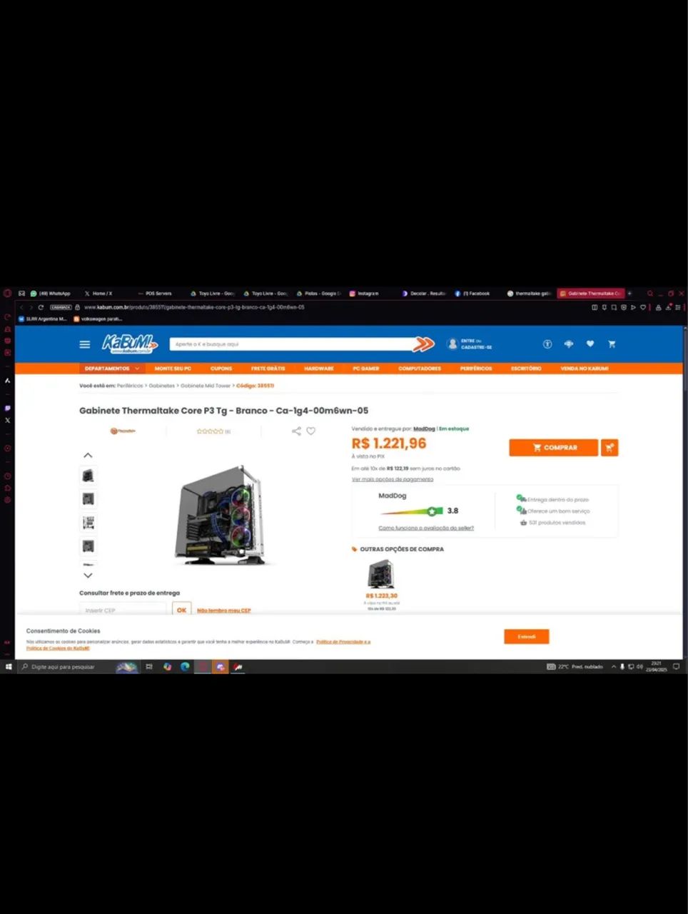 PC gamer I9 1090k - Foto 2