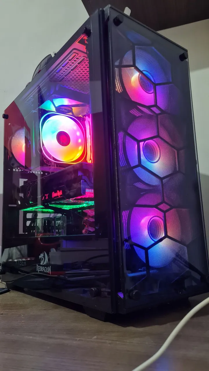 PC gamer ddr5 Ryzen 5 7500F + RTX 3070 Palit GameRock + Monitor 180hz