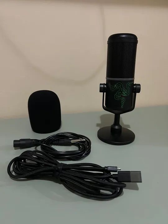 Microfone Razer Seiren Elite Profissional - Foto 4