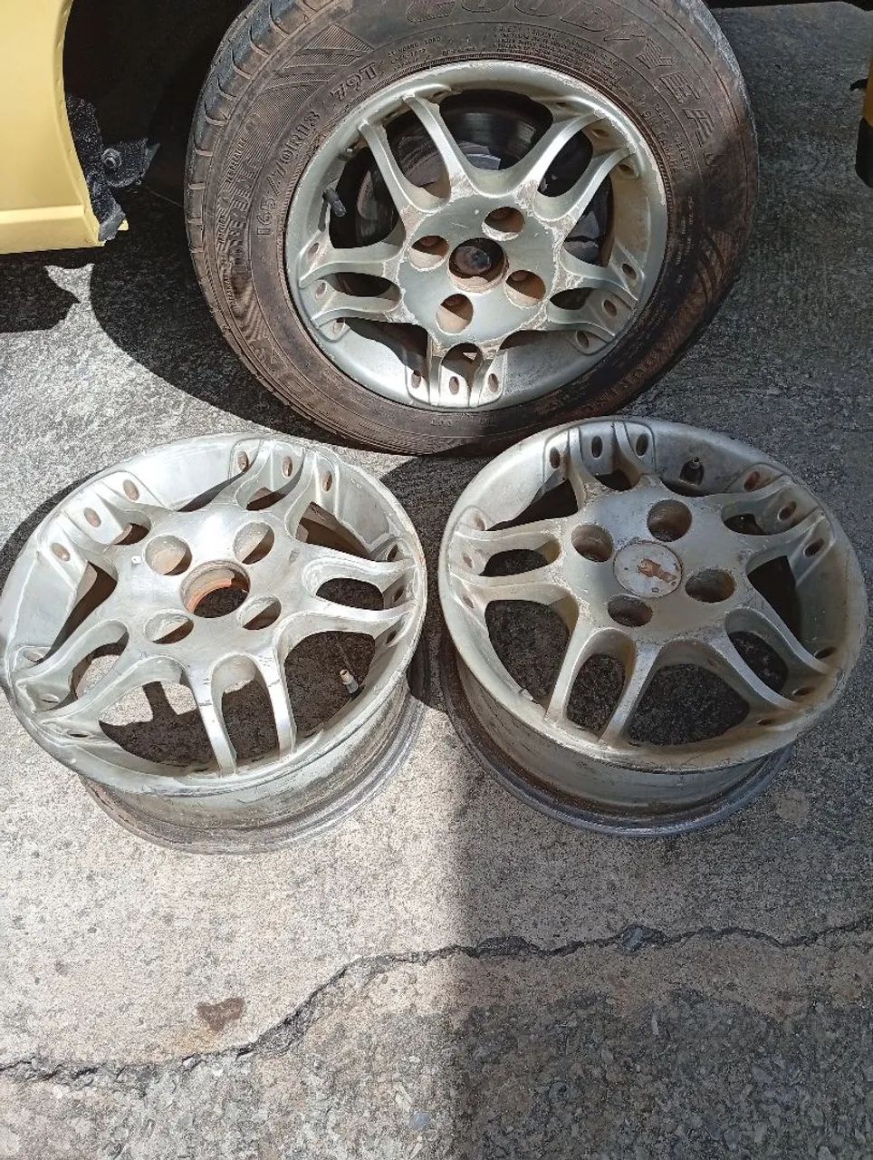 Rodas de liga leve 13 polegadas