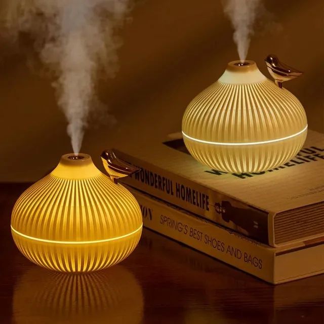 Umidificador De Ar Com Filtro Aromatizador Difusor de Ambiente com LED Novo Loja Coimbra - Foto 3