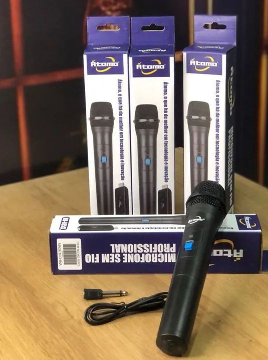 Microfone Sem Fio Profissional Átomo