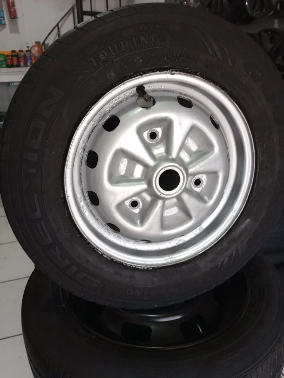 Estepe aro 13 Belina pampa corcel Del Rey . Roda e pneu pronto. Aceito cartão  - Foto 2
