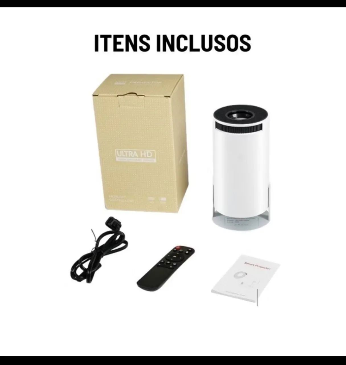 Projetor Portátil 4K - Tela Grande 130'' - Auto Foco - Foto 2