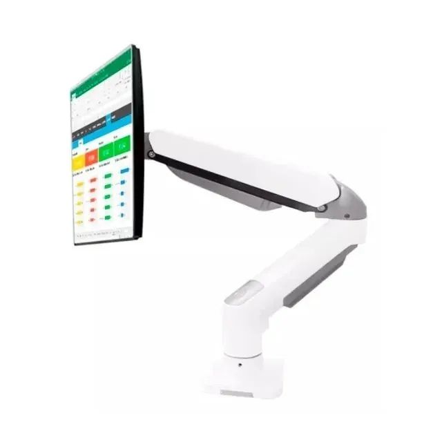 Suporte Monitor Branco Articulado 17 A 30 Pistão F90b - Foto 2