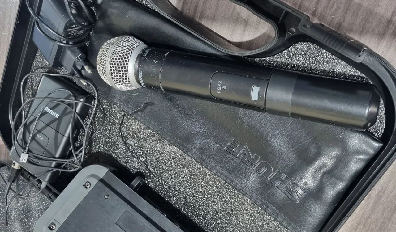 Microfone Sem Fio Shure PGX24/PGX1 - Funcionando Perfeitamente - Foto 3