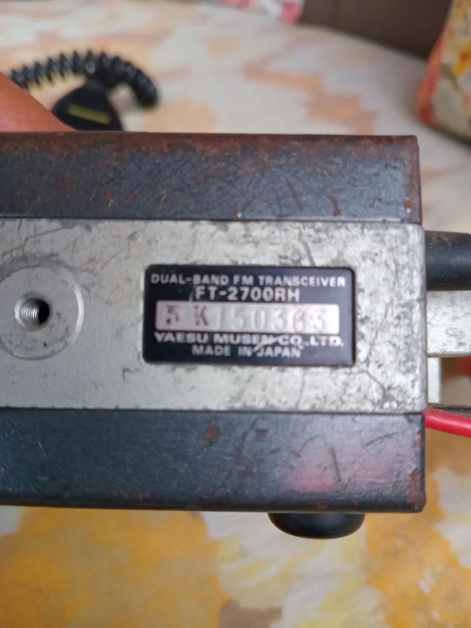 Rádio vhf/uhf yaesu ft-2700rh p/restaurar ou sucata  - Foto 2