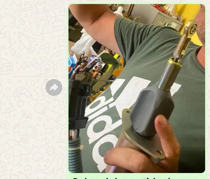 Selenoide de partida escavadeira Pc200