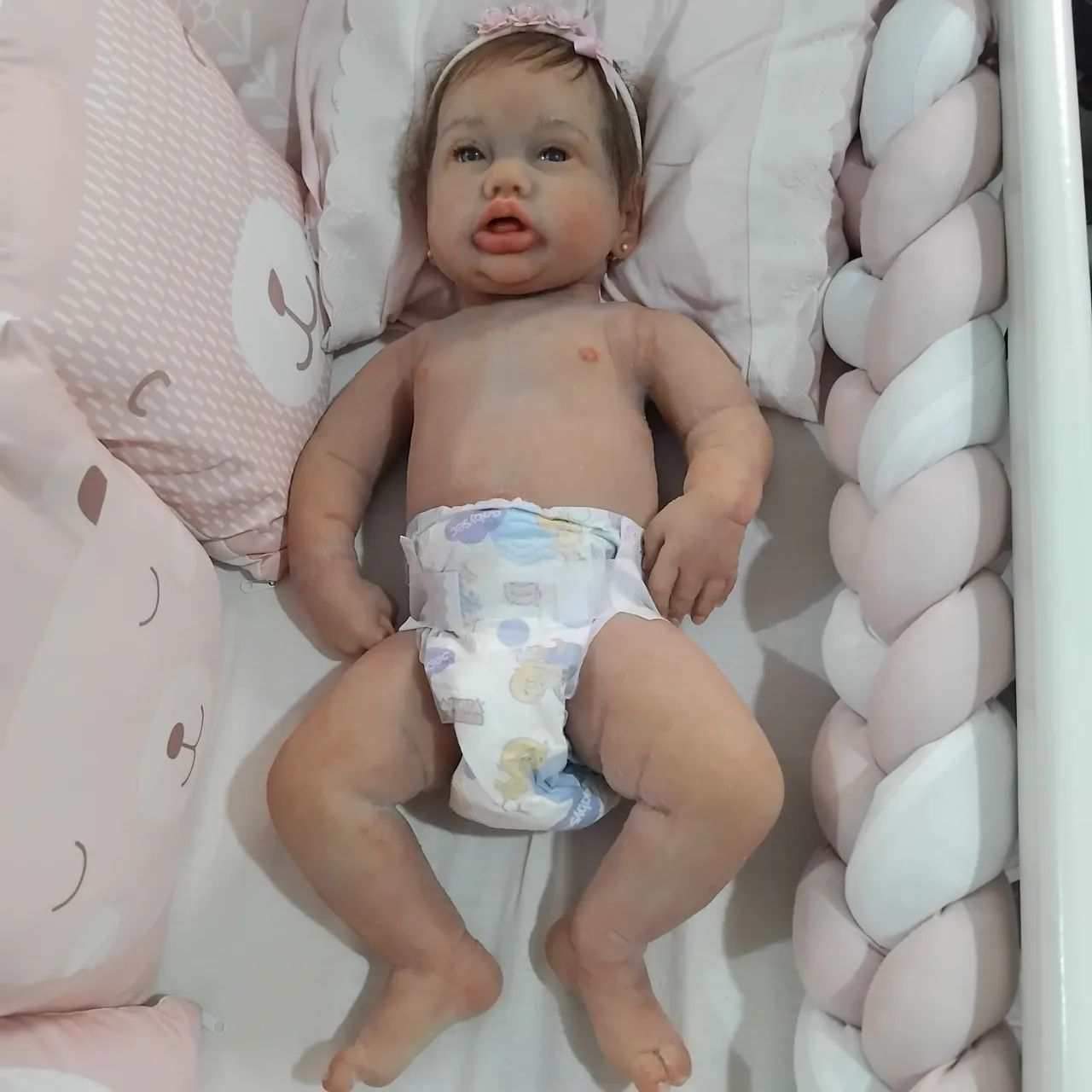 Bebê reborn silicone sólido Brinquedos e Jogos Vila Galdino