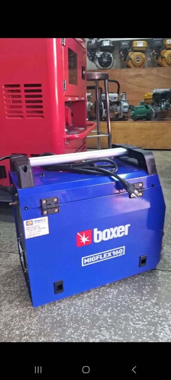 MAQUINA DE SOLDA 160AMP 127/220V MIGFLEX160 BOXER - Foto 2