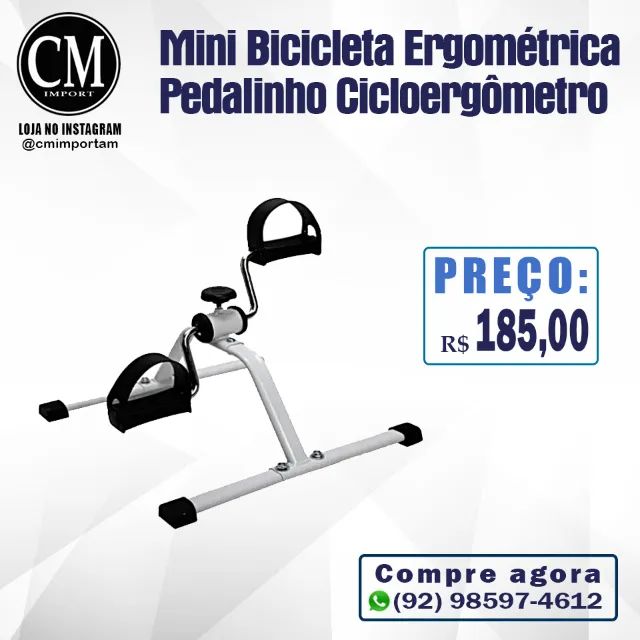 Mini Bicicleta Ergométrica para Fisioterapia.