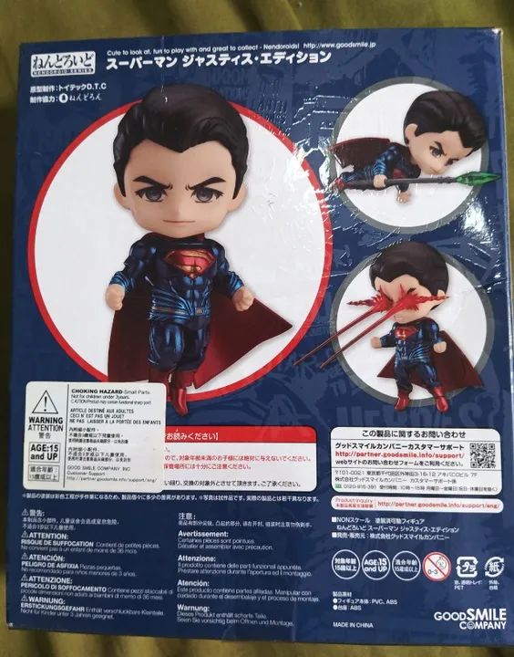 Superman Nendoroid 643 Justice Edition Original Good Smile - Foto 4