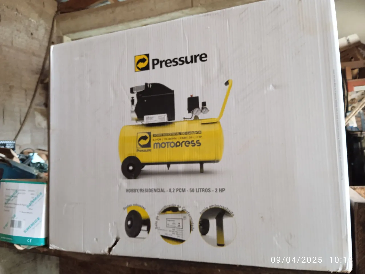 Moto compressor pressure semi novo