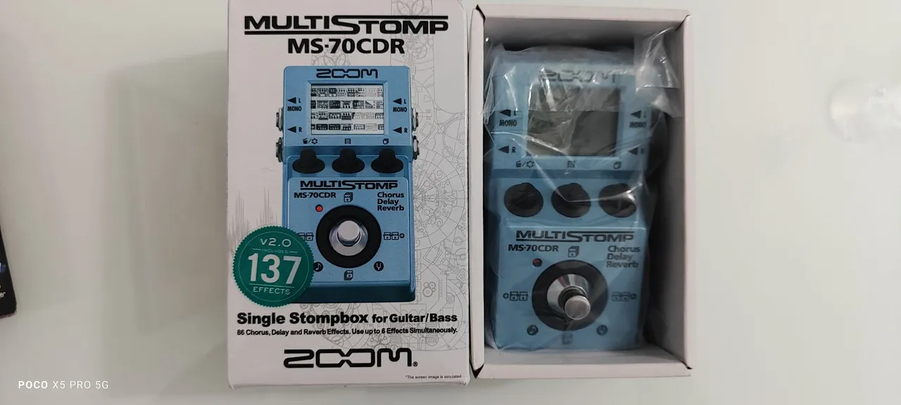 ZOOM MS-70CDR 中古品 中古品 ZOOM MS-70CDR MultiStomp Chorus / Delay / Reverb