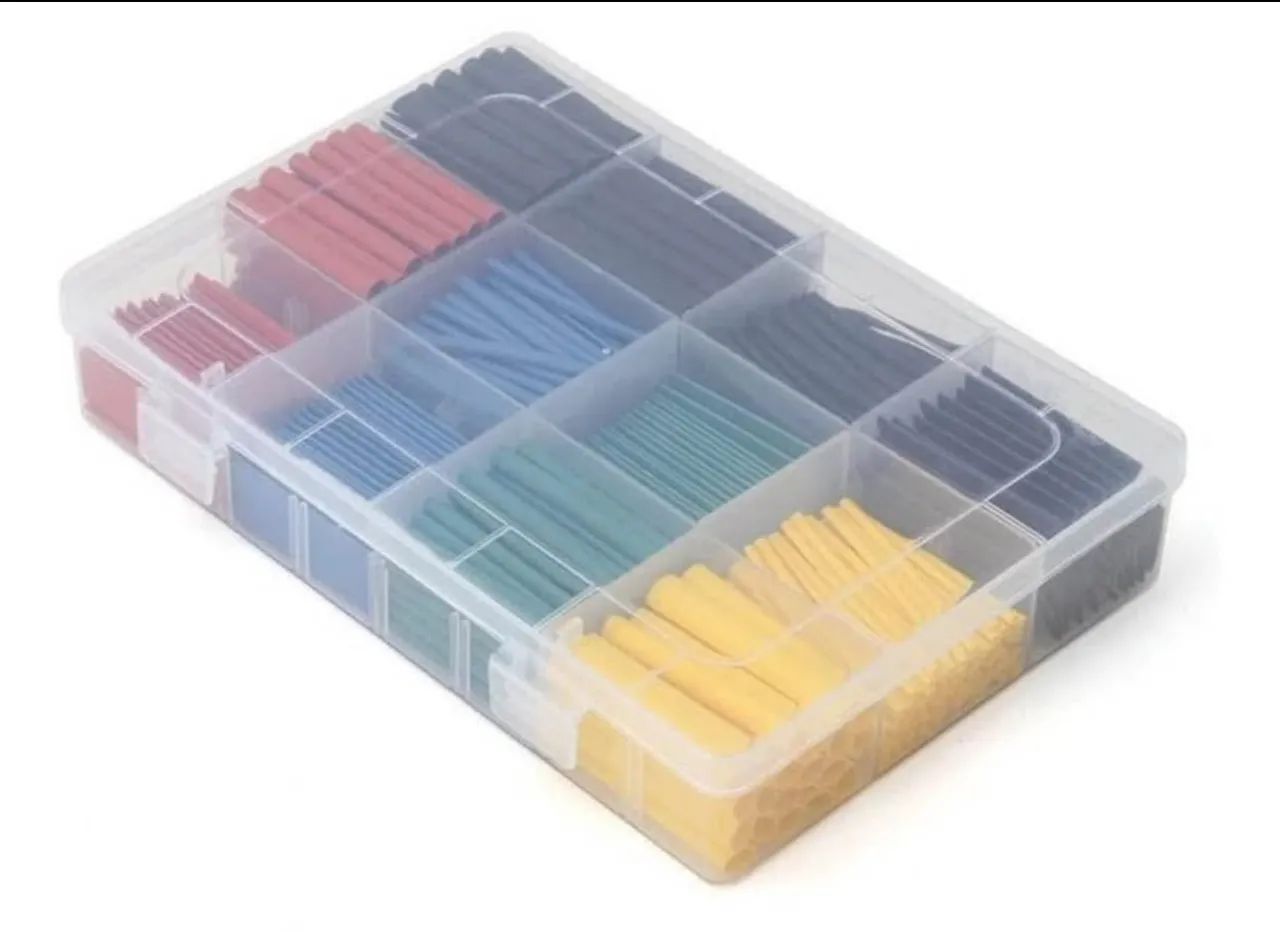 Espaguete/tubo Termo Retrátil Colorido Kit Com 530 Peças - Foto 3