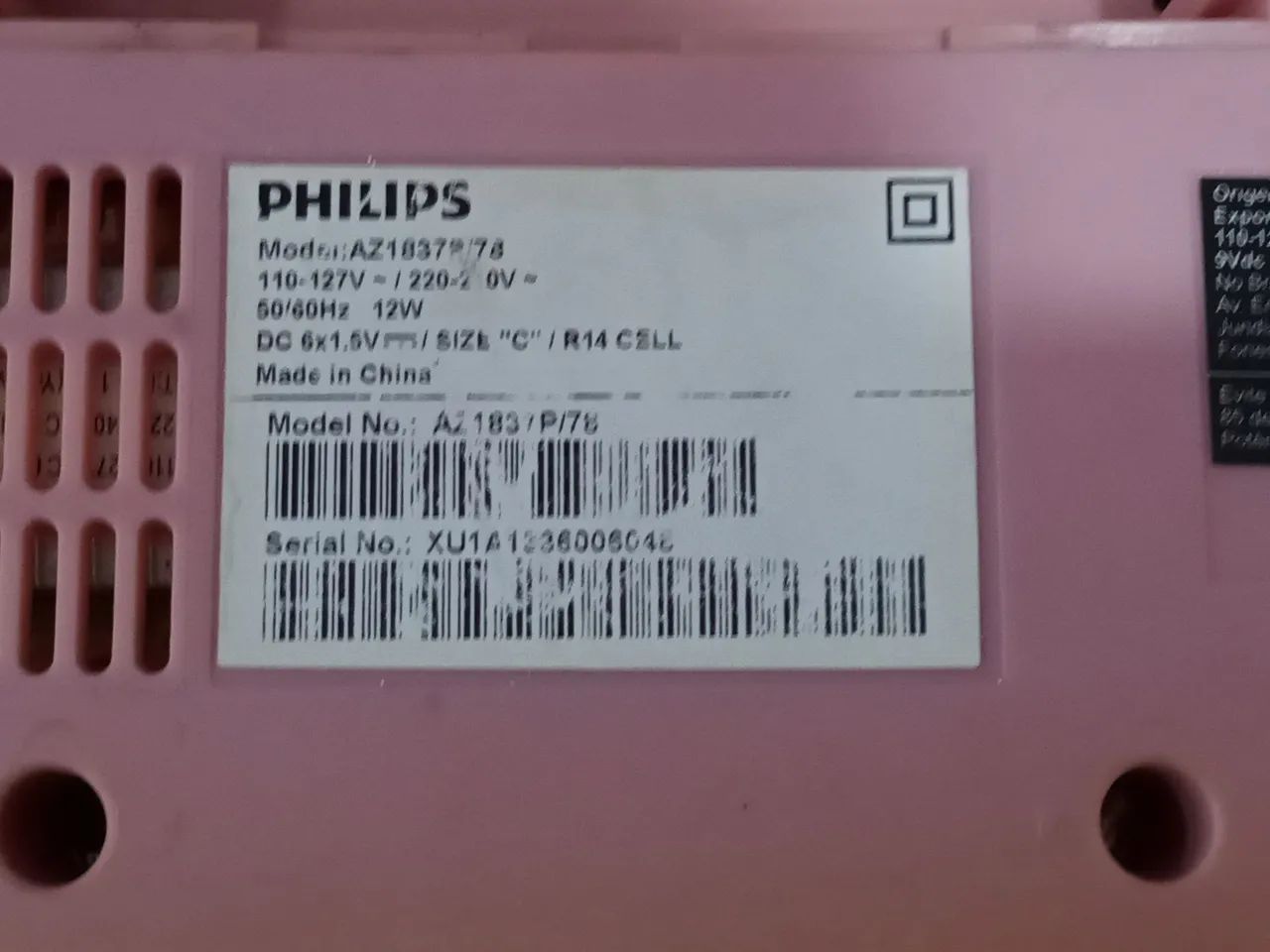 Som Philips MP3/WMA-CD Playback com defeito - Foto 3
