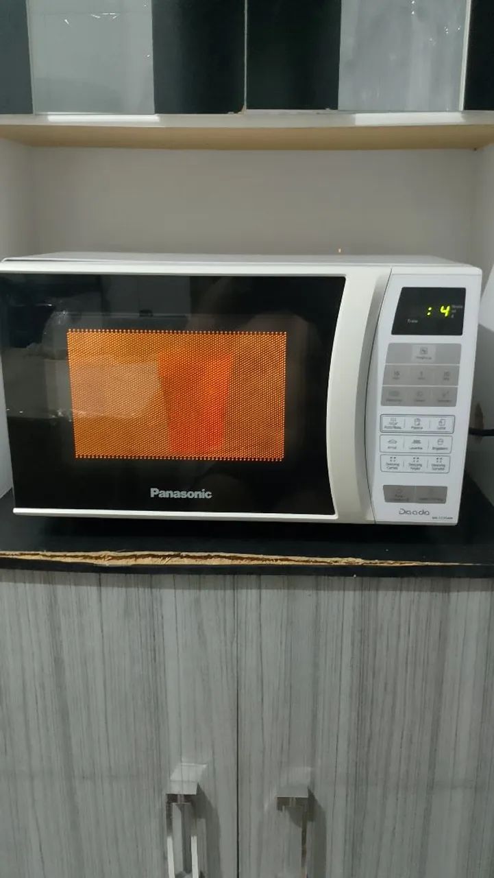 Microondas Panasonic com defeito