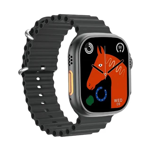 Relógio Smartwatch Ultra Series 9 Tela Amoled 49mm NFC Inteligente IP68 W69 - Bazik   - Foto 2