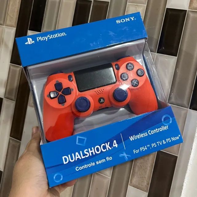 CONTROLE PS4 SONY LARANJA - ENTREGA GRATIS