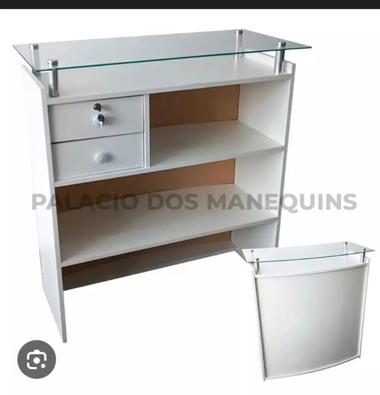 Vitrine e balcão para loja 
