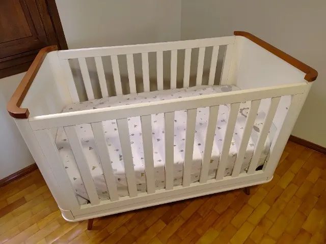 Berço Americano Confort 2 em 1 Puppi Mobile + Colchão - Foto 2