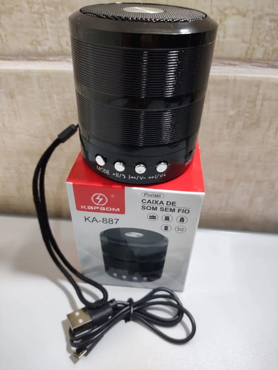 Caixa de Som Bluetooth KA-887 - Foto 3