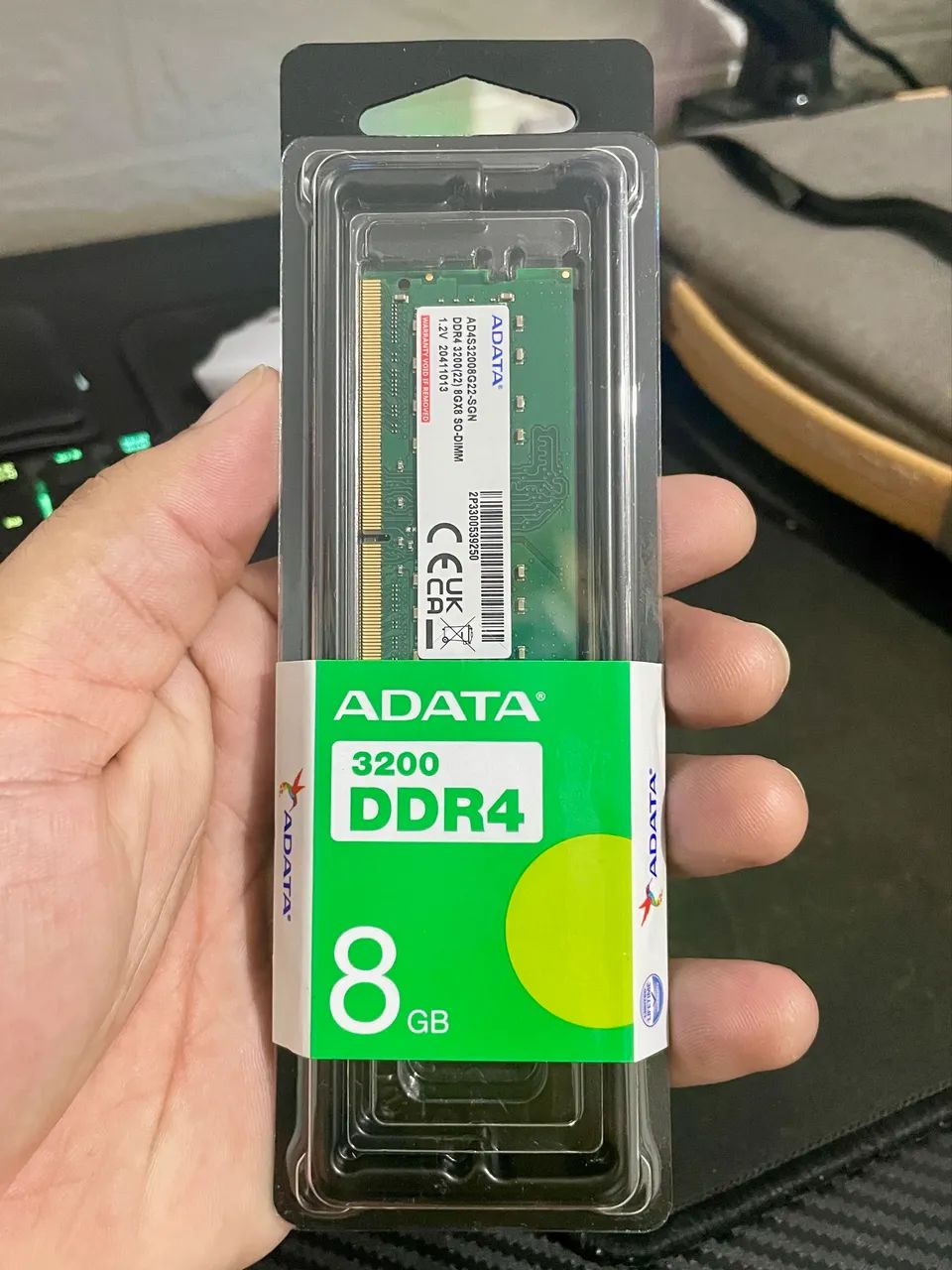 Memória DDR4 8GB 3200MHz ADATA
