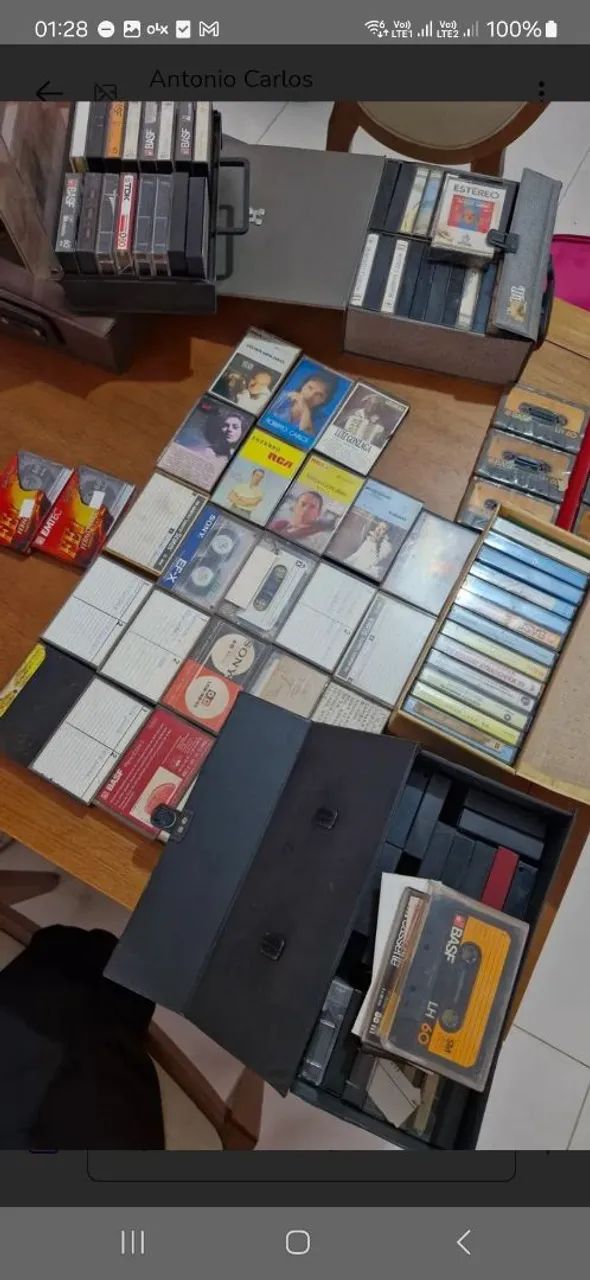 Fita Cassete fitas de fábrica originais