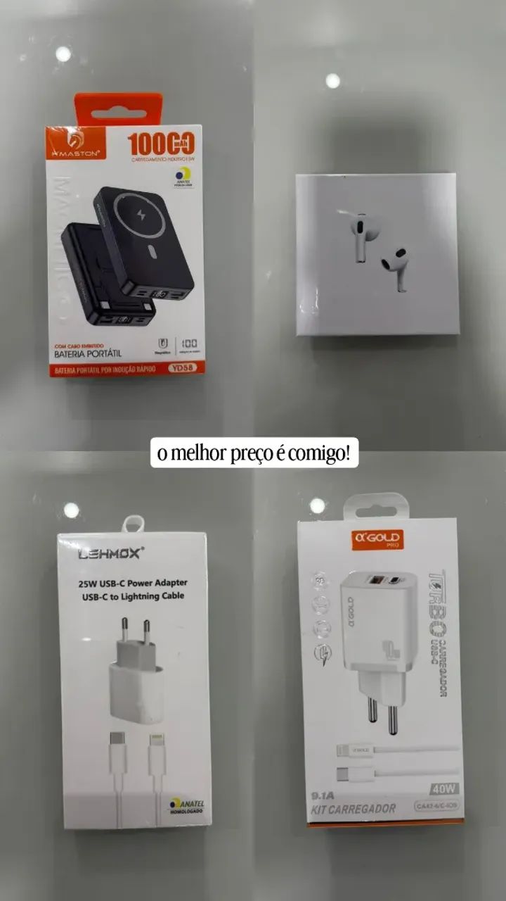 Carregadores, powerbanks e AirPods  - Foto 2