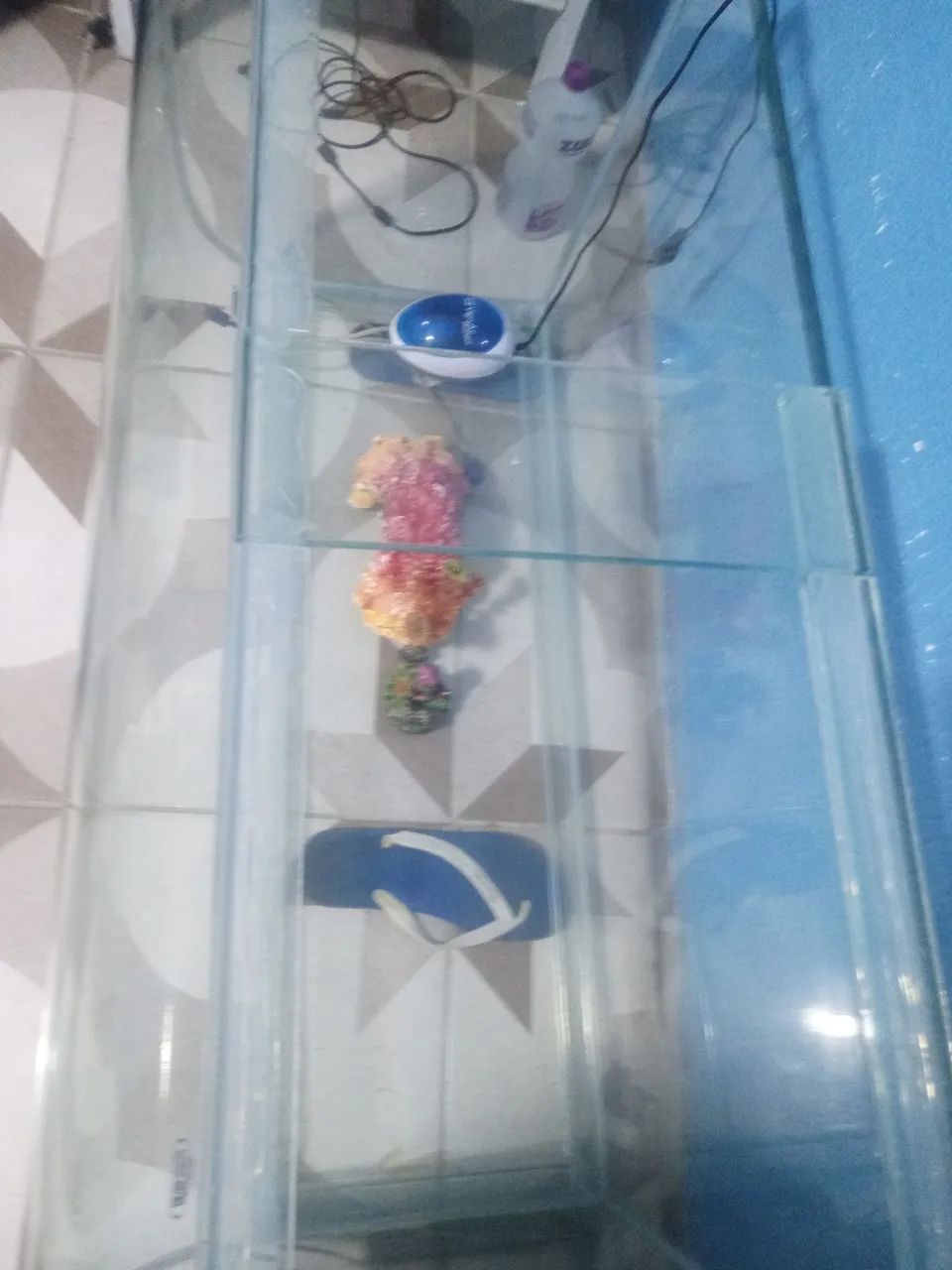 Aquário 1m x50x45 curvo $350 - Foto 4