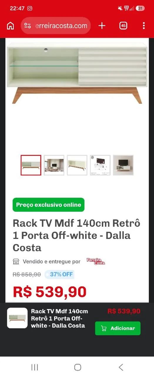 Rack TV mdf - Foto 3