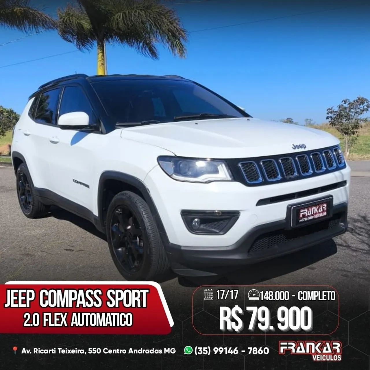 Jeep Compass COMPASS SPORT 2.0 4x2 Flex 16V Aut. 2017