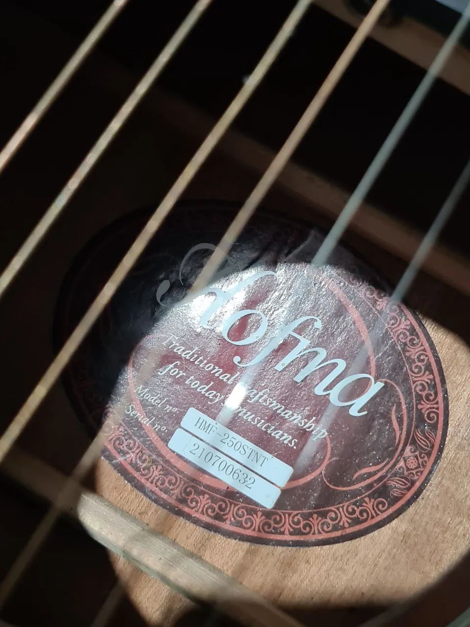 Violão elétrico Hofma - perfeito - Foto 2