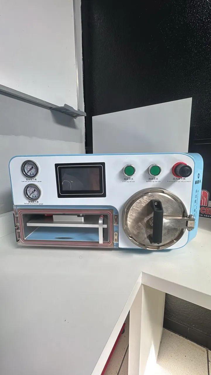 Laminadora e tira bolhas