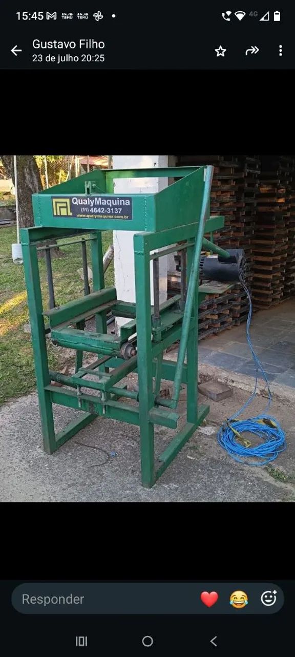 Máquina de blocos e pavers - Foto 3