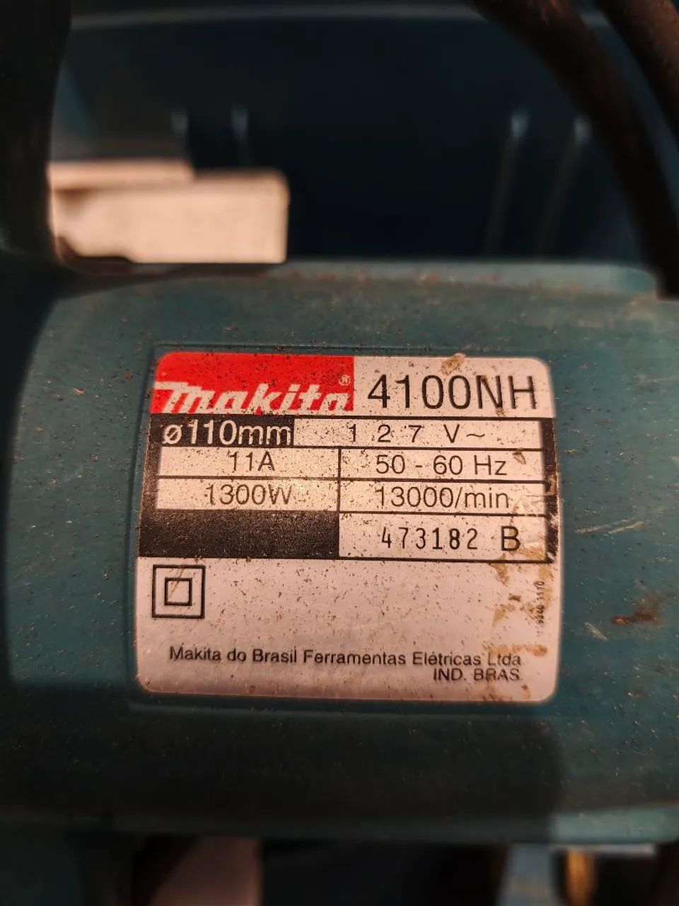 Serra mármore Makita 127v 4100NH 1300W - Foto 3
