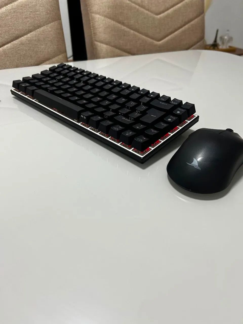 Mouse Gamer e Teclado Mecânico 