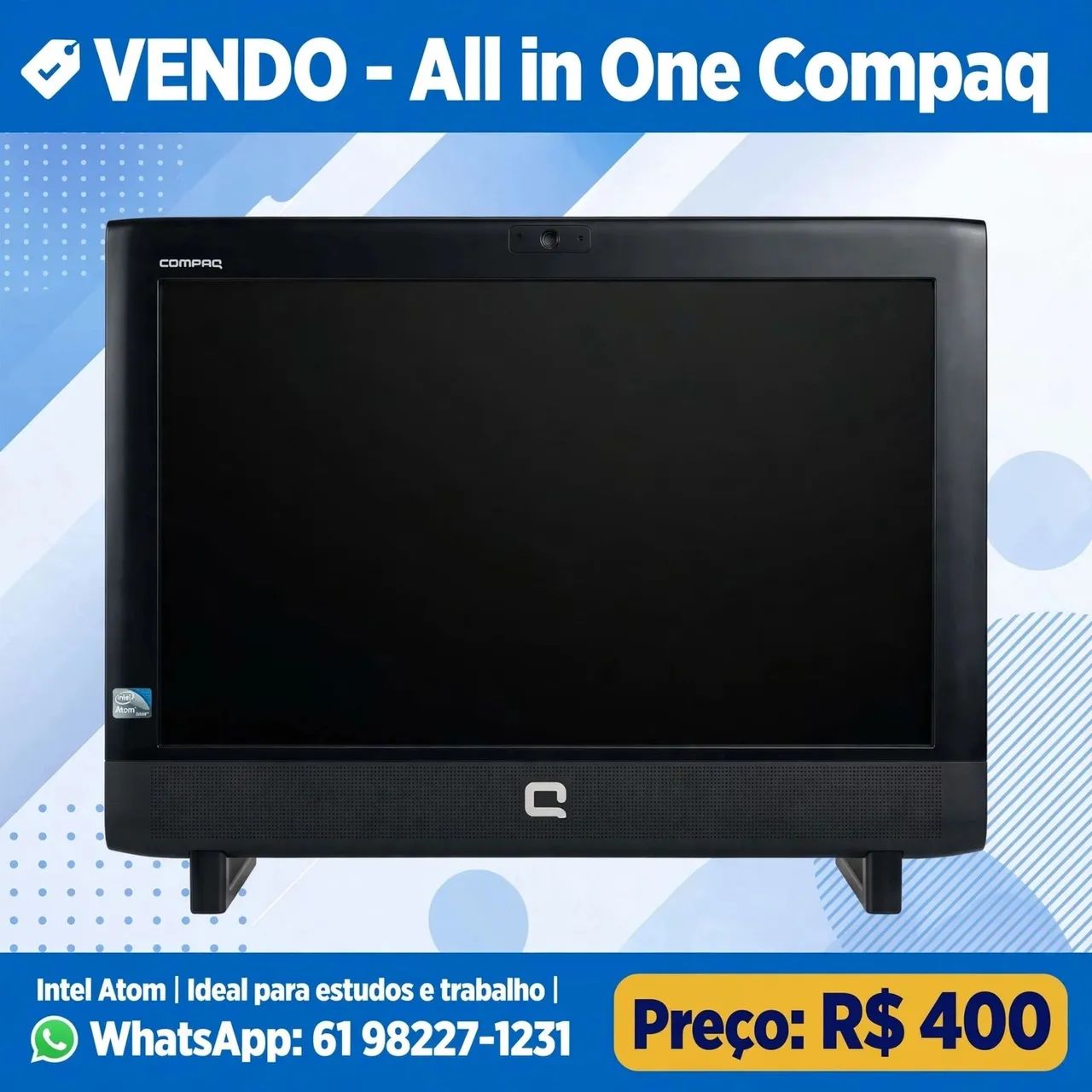 Vendo ou troco all in on Compaq