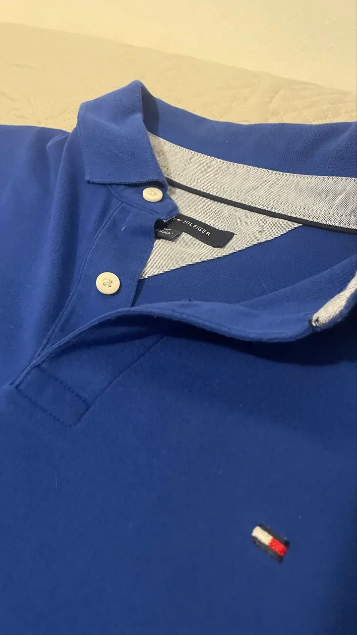 POLO AZUL TOMMY HILFIGER ORIGINAL - Foto 3
