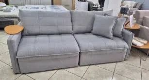 Sofá Cama/Retrátil Chicago 2.20m 4 Lugares Cinza Linho